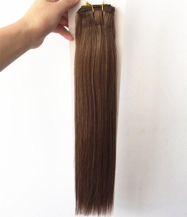 Hand tied double drawn raw unprocessed indian hair wholesale QM199